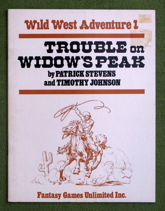 Image for Trouble on Widow's Peak (Wild West Adventure 1)