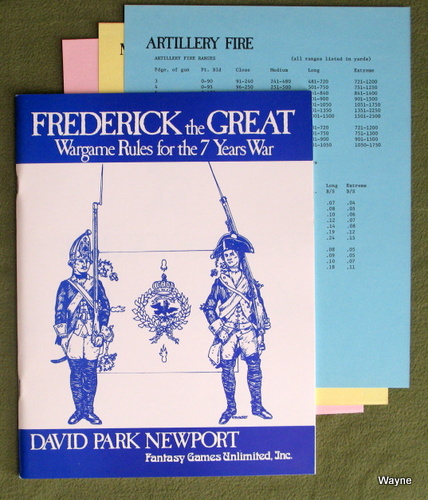 Image for Frederick the Great: Wargame Rules for the 7 Years War