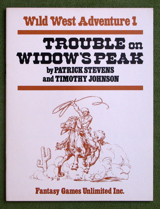 Image for Trouble on Widow's Peak (Wild West Adventure 1)