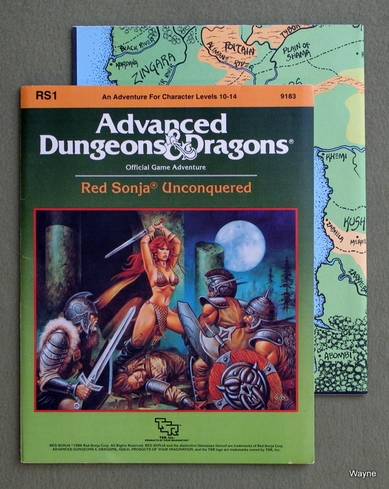 Red Sonja Unconquered (Advanced Dungeons & Dragons Module RS1) Image for Red Sonja Unconquered (Advanced Dungeons & Dragons Module RS1)