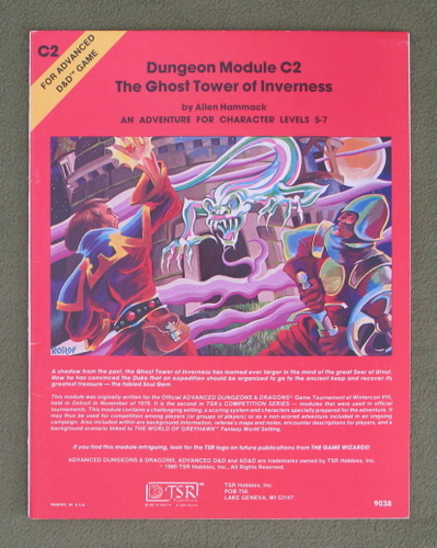 Image for The Ghost Tower of Inverness (Advanced Dungeons & Dragons module C2)