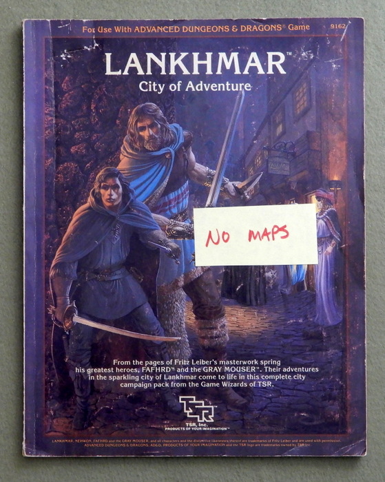 Image for Lankhmar, City of Adventure (Advanced Dungeons & Dragons sourcebook) - NO MAPS