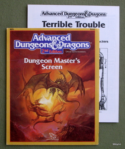 Image for Dungeon Master Screen (Advanced Dungeons & Dragons Accessory REF1)