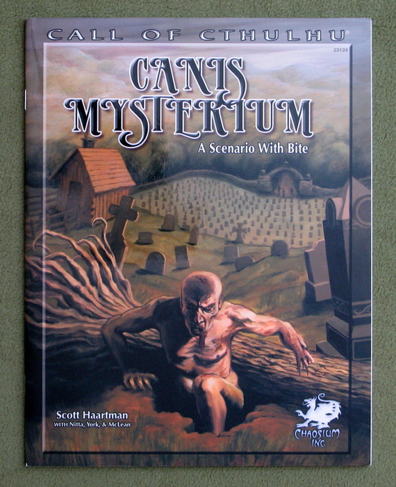 Image for Canis Mysterium: A Scenario With Bite (Call of Cthulhu roleplaying)