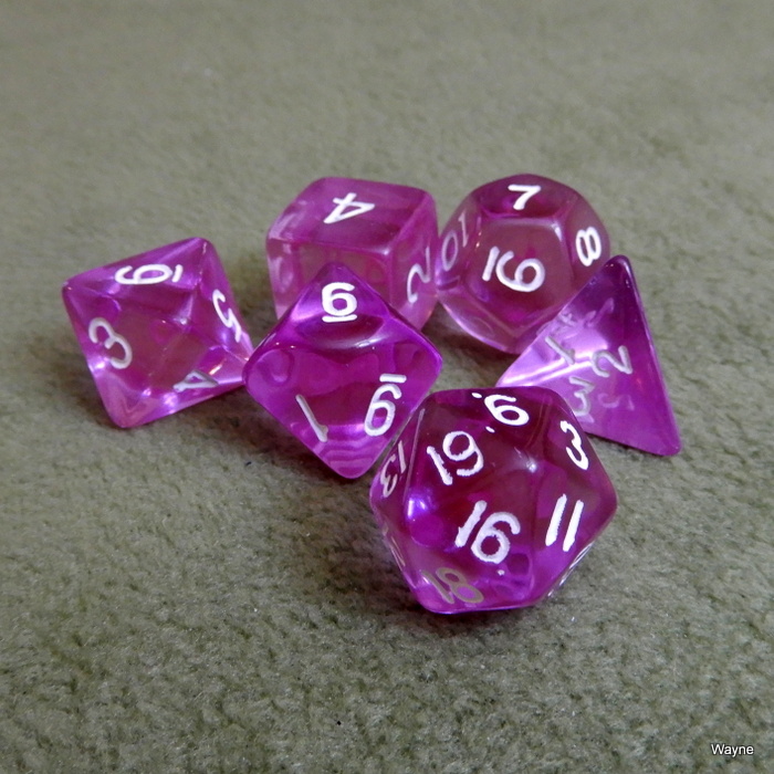 Image for Taffy Translucent 6 Dice Set