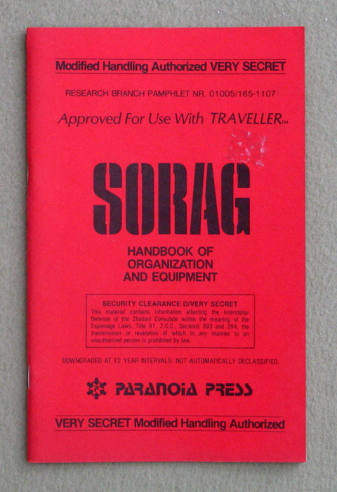 Image for SORAG: Handbook of Organization and Equipment (Traveller)