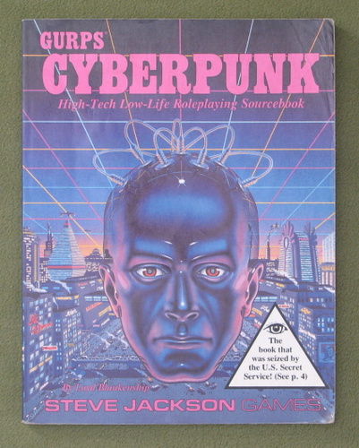 Image for GURPS Cyberpunk (1st Edition) - WORN PLAY COPY