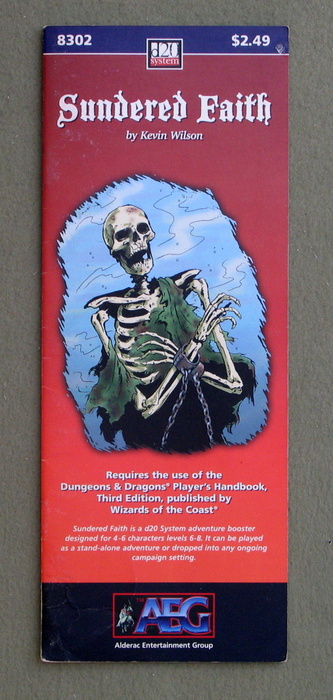 Image for Sundered Faith (Dungeons and Dragons, 3rd Edition: D20 System)