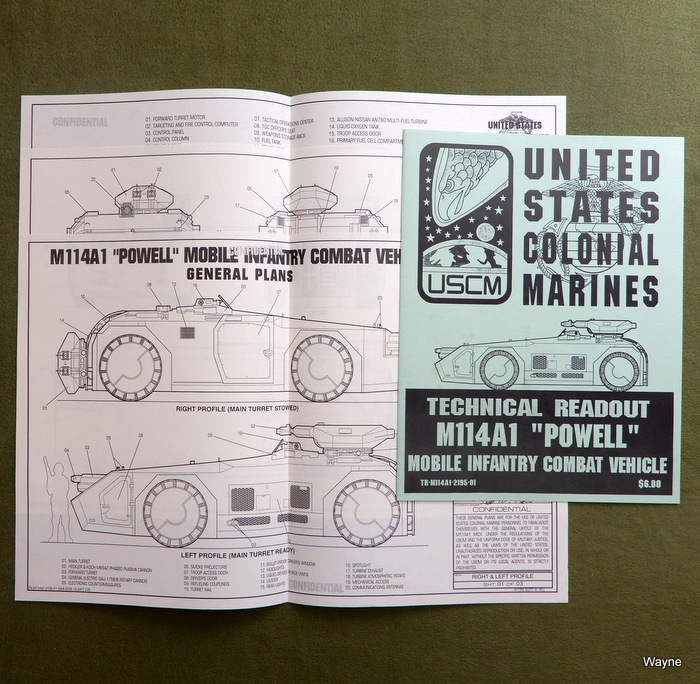 Image for Aliens Colonial Marines Combat Vehicle Tecnical Readout (Plans)