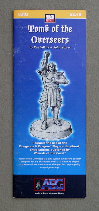 Image for Tomb of the Overseers (Dungeons and Dragons, 3rd Edition: D20 System)