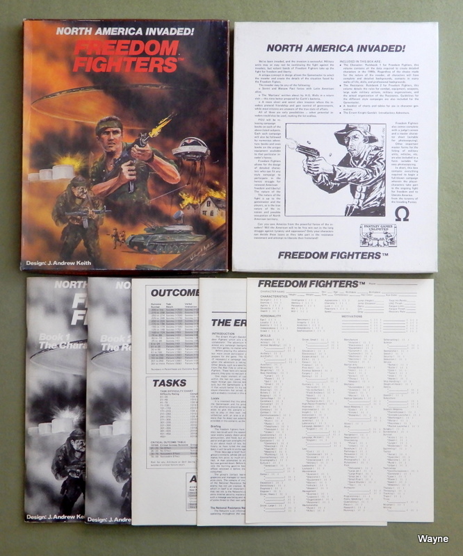 Image for Freedom Fighters RPG - MISSING CHARTS BOOKLET