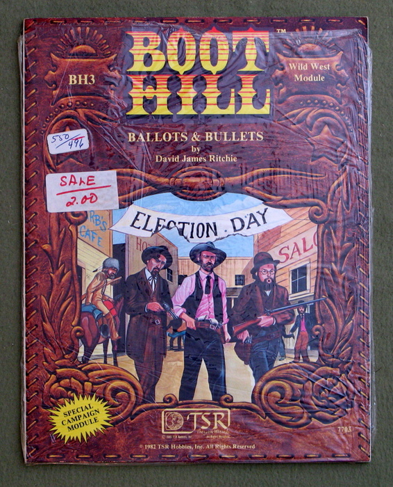 Ballots and Bullets (Boot Hill RPG module BH3) Image for Ballots and Bullets (Boot Hill RPG module BH3)