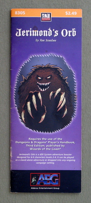 Image for Jerimond's Orb (Dungeons and Dragons, 3rd Edition: D20 System)