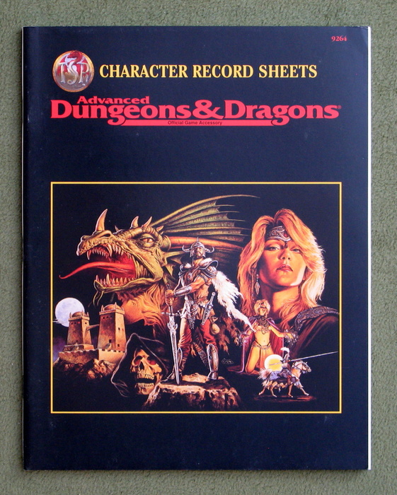 Image for Character Record Sheets (Advanced Dungeons & Dragons, 2nd Edition Accessory REF2)