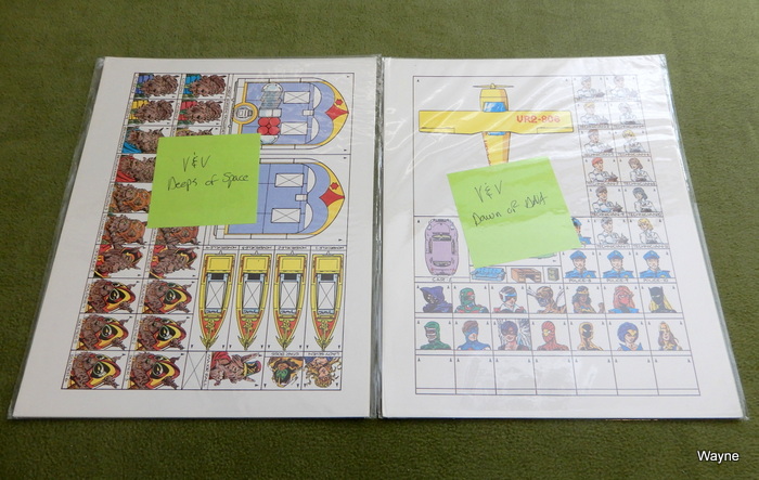 Image for Dawn of DNA & Deeps of Space counter sheets (Villains & Vigilantes)
