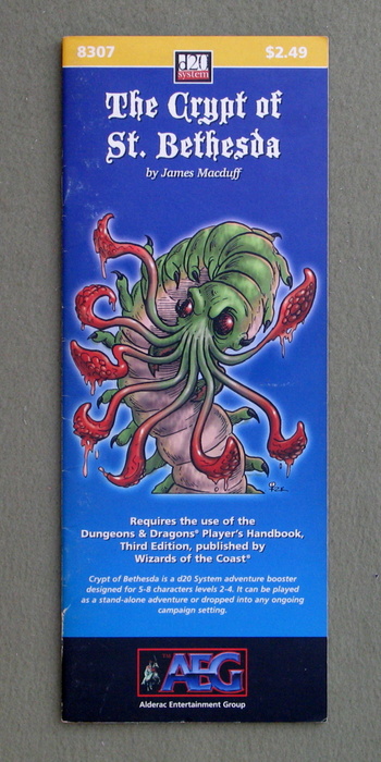 Image for The Crypt of St. Bethesda (Dungeons and Dragons, 3rd Edition: D20 System)
