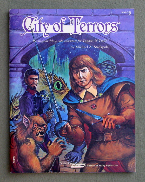 City of Terrors: The Original Solitaire Adventure for Tunnels & Trolls (Solo 9) Image for City of Terrors: The Original Solitaire Adventure for Tunnels & Trolls (Solo 9)