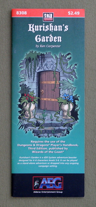 Image for Kurishan's Garden (Dungeons and Dragons, 3rd Edition: D20 System)