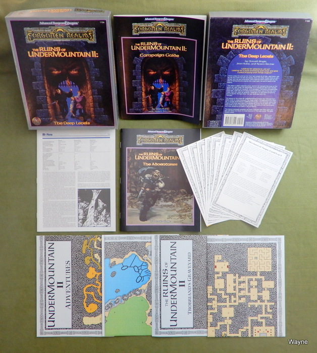 Image for The Ruins of Undermountain II: The Deep Levels (Forgotten Realms Campaign Adventure)