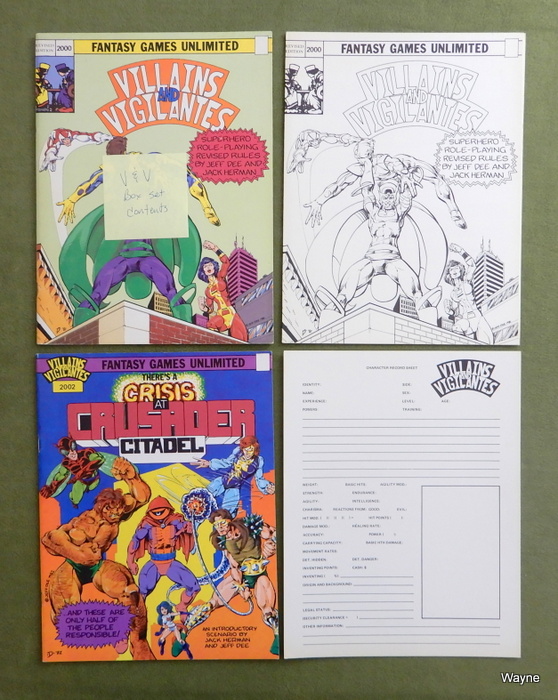 Image for Villains & Vigilantes (Revised Edition) - NO BOX