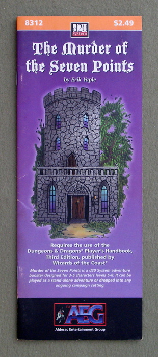 Image for The Murder of the Seven Points (Dungeons and Dragons, 3rd Edition: D20 System)