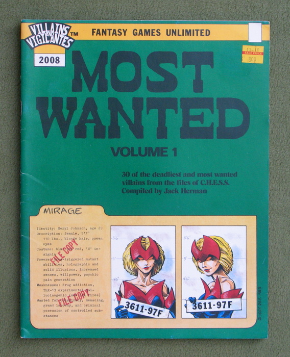 Image for Most Wanted, Volume 1 (Villains & Vigilantes)