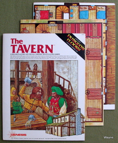 The Tavern: A Deluxe Playing Aid for All Fantasy Role-Playing Games Image for The Tavern: A Deluxe Playing Aid for All Fantasy Role-Playing Games