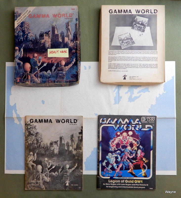 Image for Gamma World Science Fantasy Role-Playing Game (1st edition) - HEAVY WEAR - PLAY SET