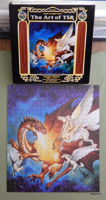 Image for The Art of TSR: Dragon Attack by Jeff Easley (550 Piece Jigsaw Puzzle: 15½" x 18")