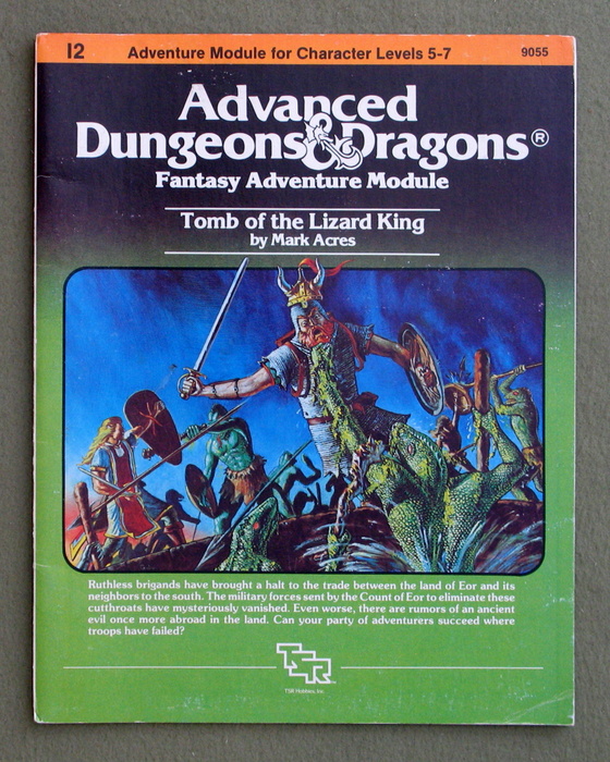 Image for Tomb of the Lizard King (Advanced Dungeons & Dragons/AD&D Module I2) - 1ST PRINT