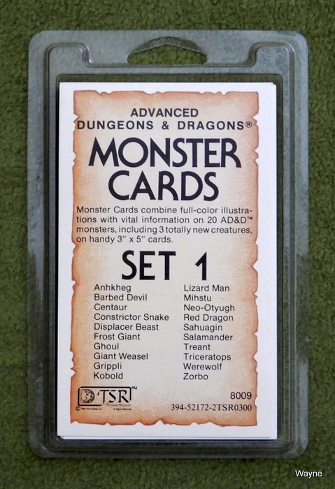 Image for Monster Cards, Set 1 (Advanced Dungeons and Dragons)