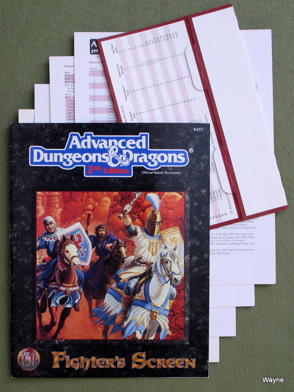 Fighter's Screen (Advanced Dungeons & Dragons, 2nd Edition) Image for Fighter's Screen (Advanced Dungeons & Dragons, 2nd Edition)