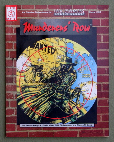 Image for Murderer's Row: An Enemies Sourcebook for Dark Champions