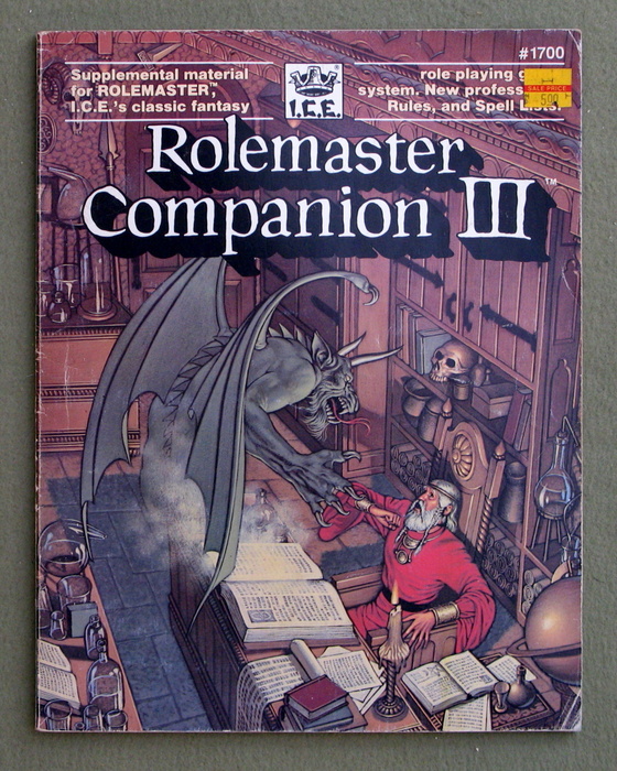 Rolemaster Companion III - PLAY COPY Image for Rolemaster Companion III - PLAY COPY