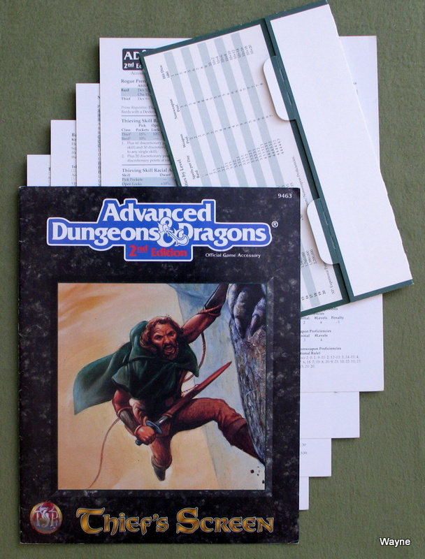 Thief's Screen/Screen and Reference Material (Advanced Dungeons & Dragons, 2nd Edition) Image for Thief's Screen/Screen and Reference Material (Advanced Dungeons & Dragons, 2nd Edition)