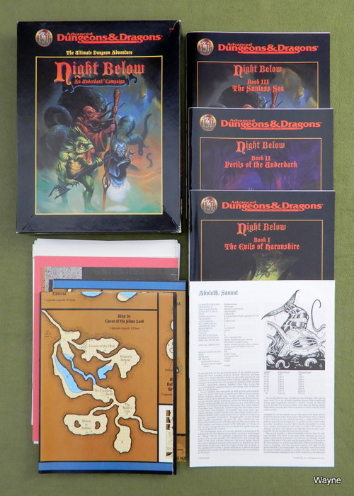 Image for Night Below: An Underdark Campaign (Advanced Dungeons & Dragons)