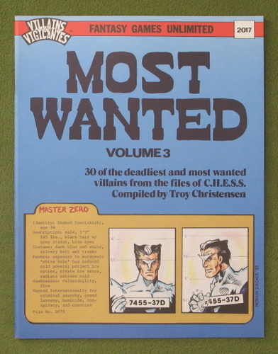Image for Most Wanted, Volume 3 (Villains & Vigilantes)