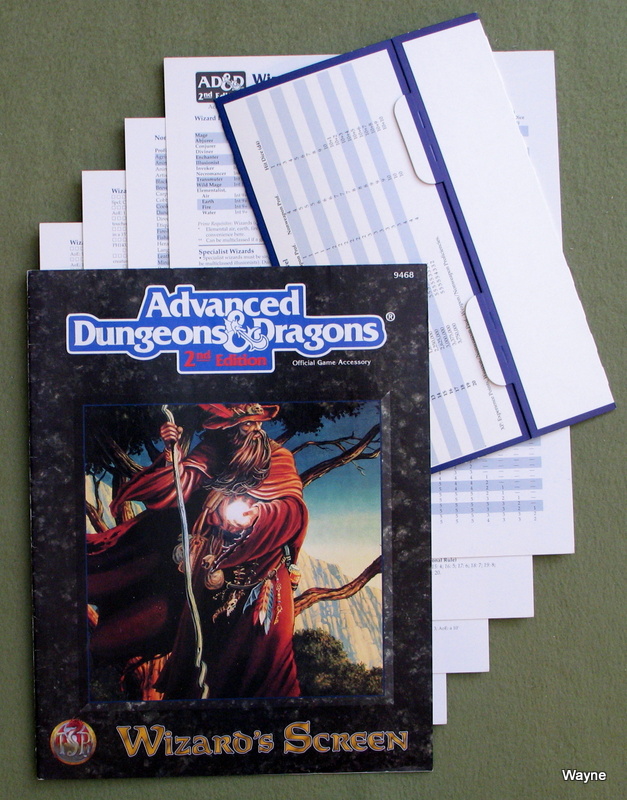 Wizard's Screen/Screen and Reference Material (Advanced Dungeons & Dragons, 2nd Edition) Image for Wizard's Screen/Screen and Reference Material (Advanced Dungeons & Dragons, 2nd Edition)