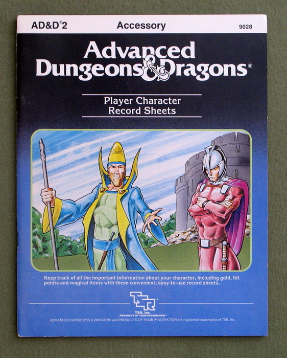 Image for Player Character Record Sheets (Advanced Dungeons & Dragons)