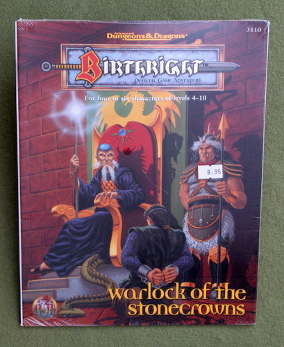 Image for Warlock of the Stonecrowns (Advanced Dungeons & Dragons: Birthright Adventure)