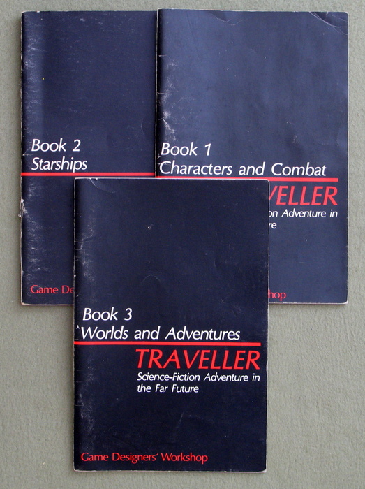 Traveller Books 1-3: Core Rules - NO BOX - PLAY SET Image for Traveller Books 1-3: Core Rules - NO BOX - PLAY SET