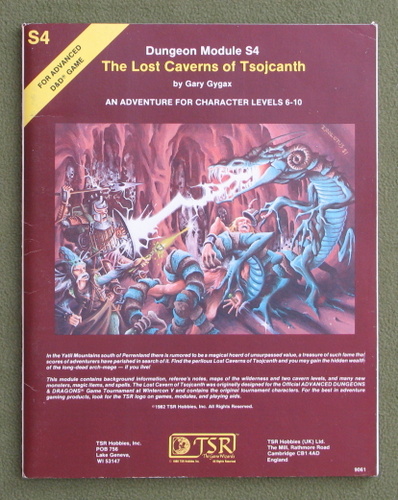 Image for The Lost Caverns of Tsojcanth (Advanced Dungeons & Dragons module S4)