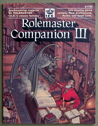 Rolemaster Companion III Image for Rolemaster Companion III