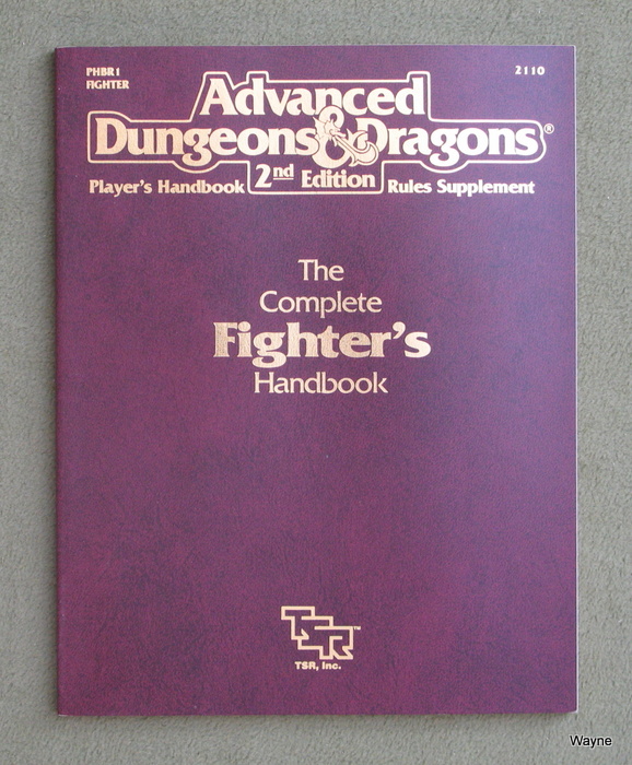 Image for Complete Fighter's Handbook (Advanced Dungeons & Dragons, 2nd Edition)