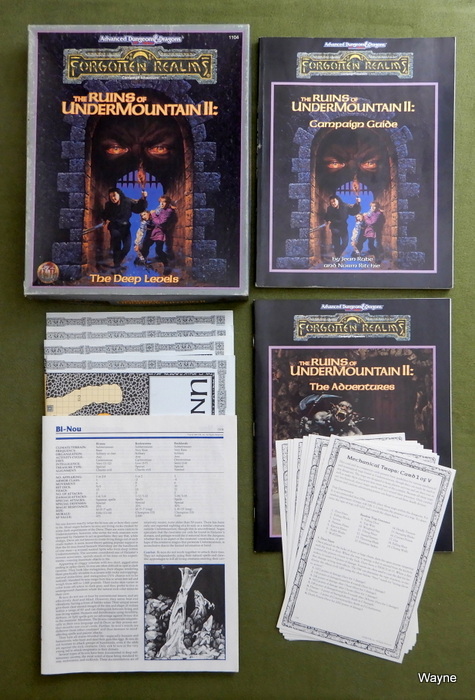 Image for The Ruins of Undermountain II: The Deep Levels (Forgotten Realms Campaign Adventure)