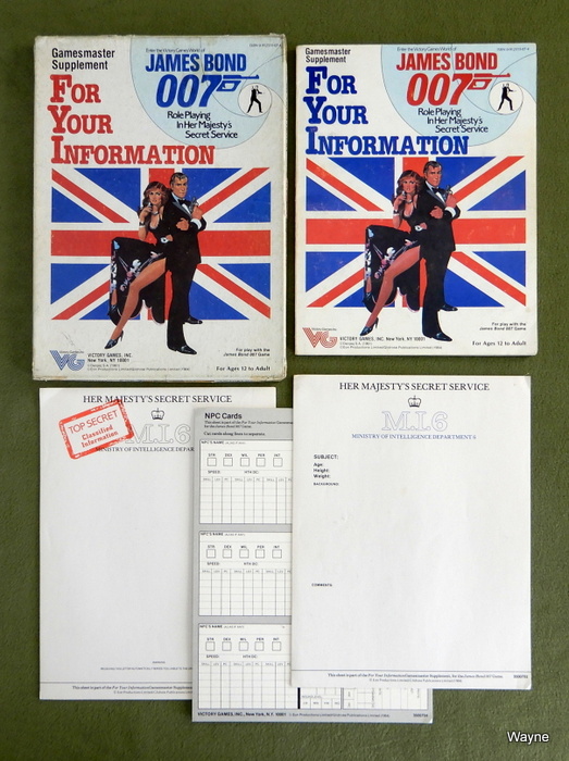 Image for For Your Information (James Bond 007 RPG) - HEAVY WEAR