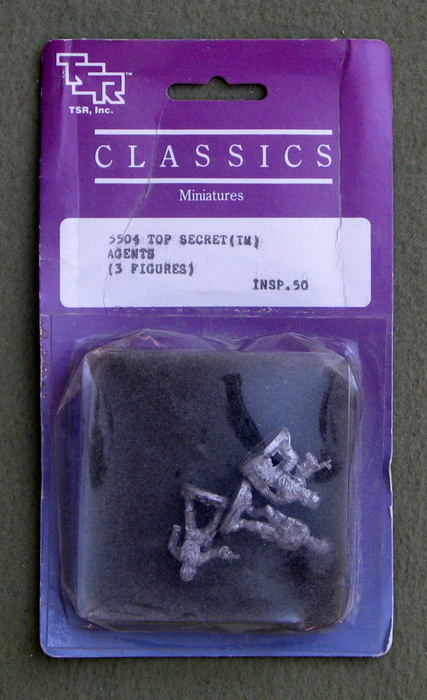 Image for Top Secret Agents: 3 Figures (TSR Classics Miniatures)