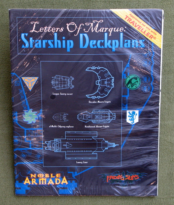 Image for Letters of Marque: Starship Deckplans (Fading Suns / Noble Armada / Traveller)