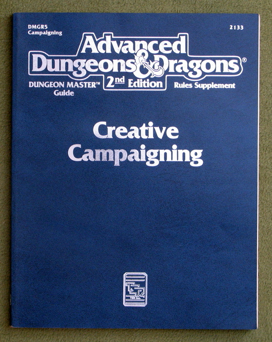 Image for Creative Campaigning (Advanced Dungeons & Dragons, 2nd Edition, Dungeon Master's Guide Rules Supplement DMGR5)