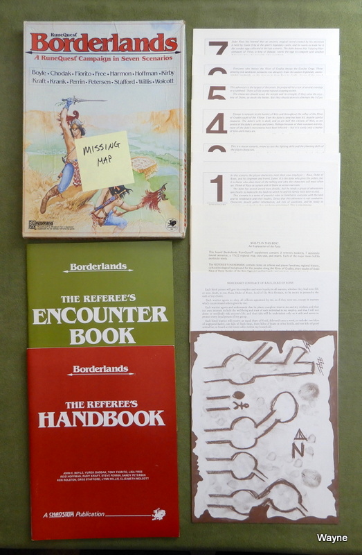 Image for Borderlands: A Runequest Campaign - MISSING MAP